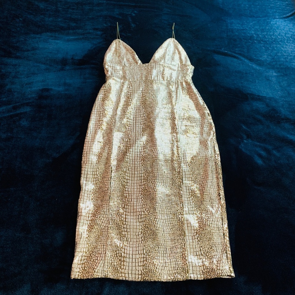 Rare London -Sequined Midi Dress